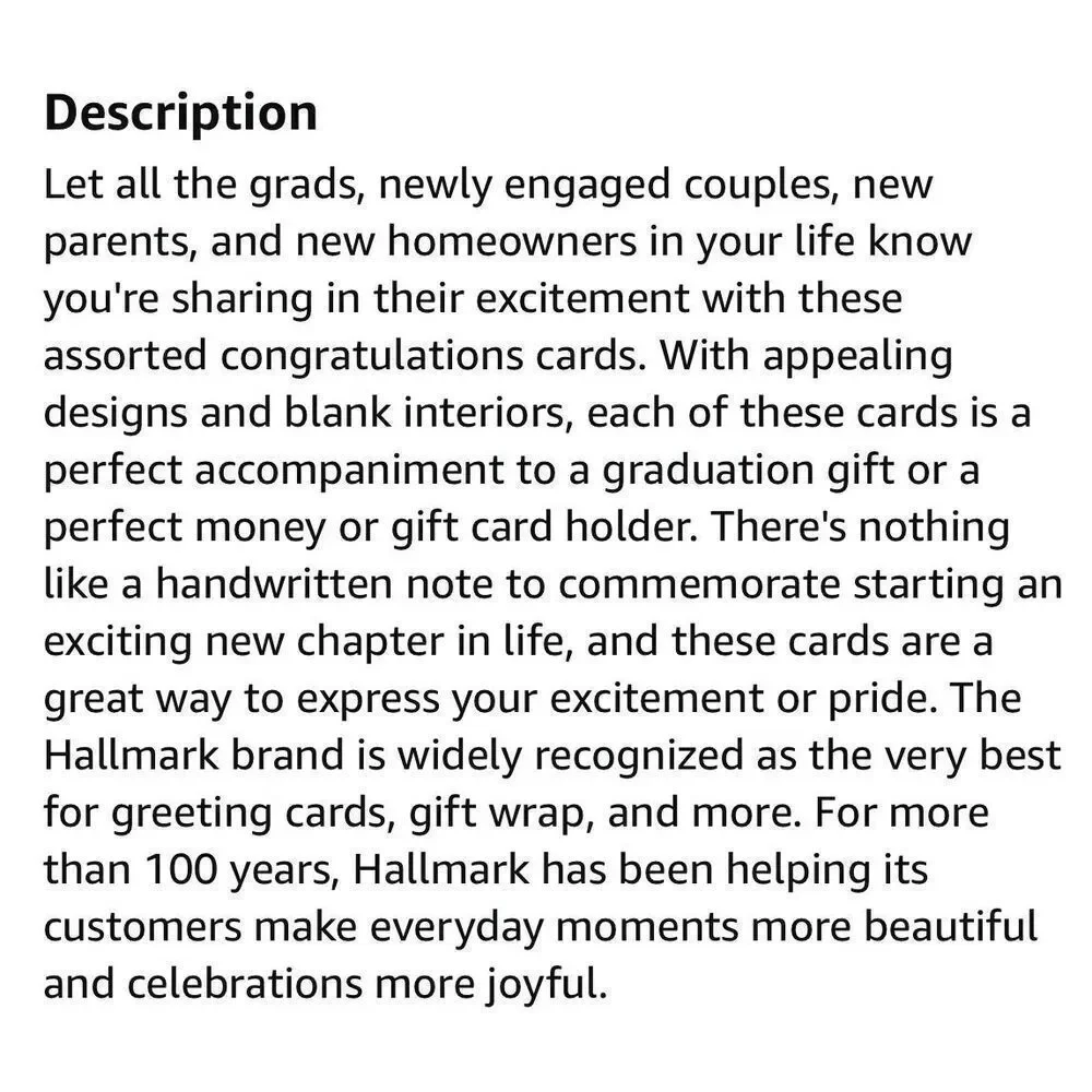 Hallmark Graduation Cards Assortment (12 Cards w/ Envelopes, 4 Designs) Congrats